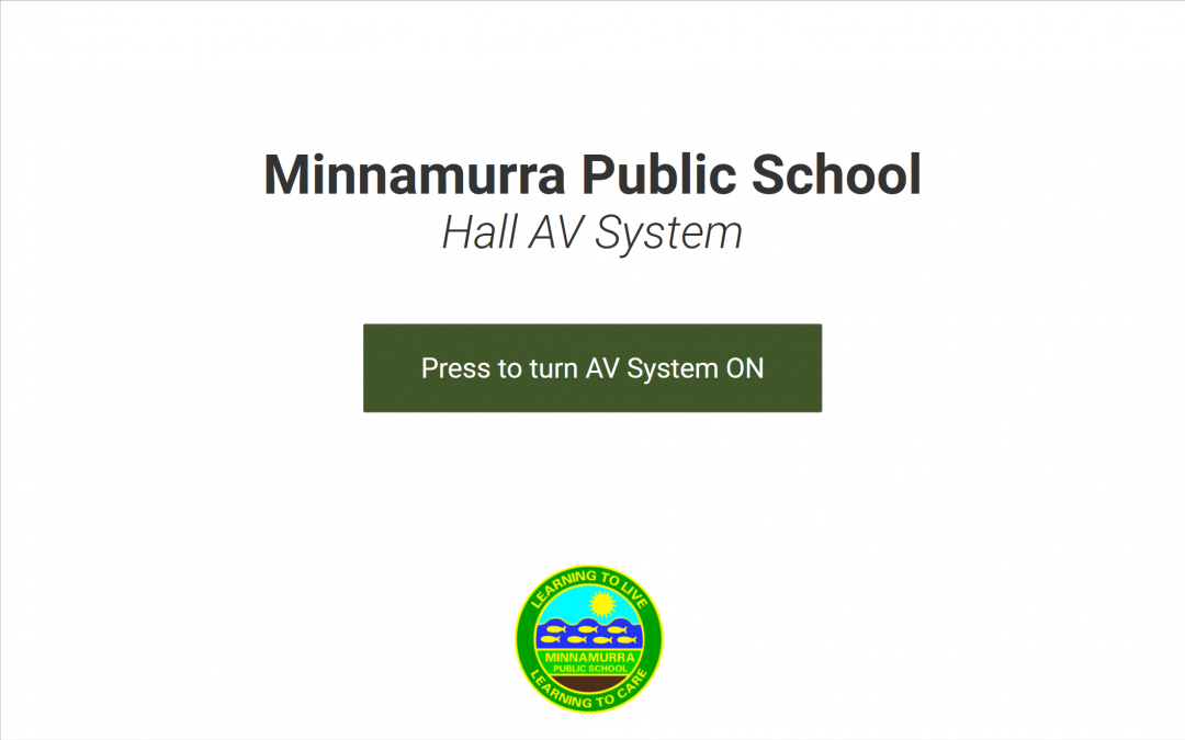 Minnamurra Public School Hall & COLA AV System Upgrade